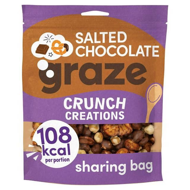 Graze Salted Choc Crunch Creations 100g