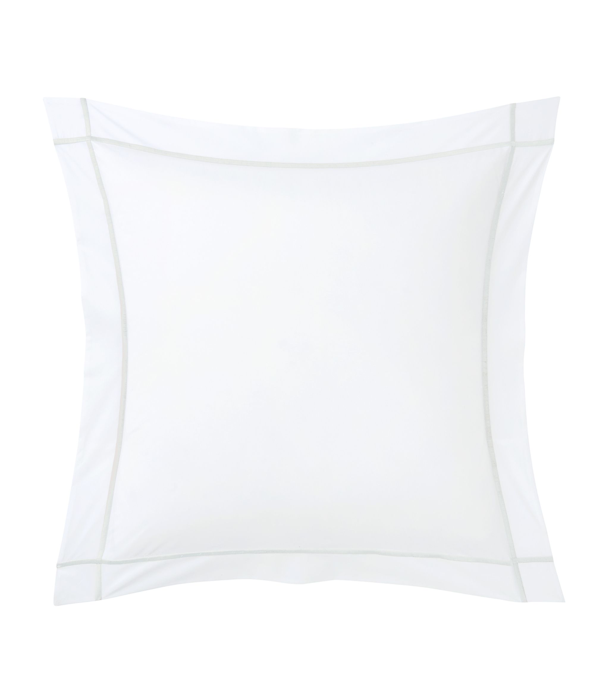 Athena Blanc Square Pillowcase (65cm x 65cm) GOODS Harrods   