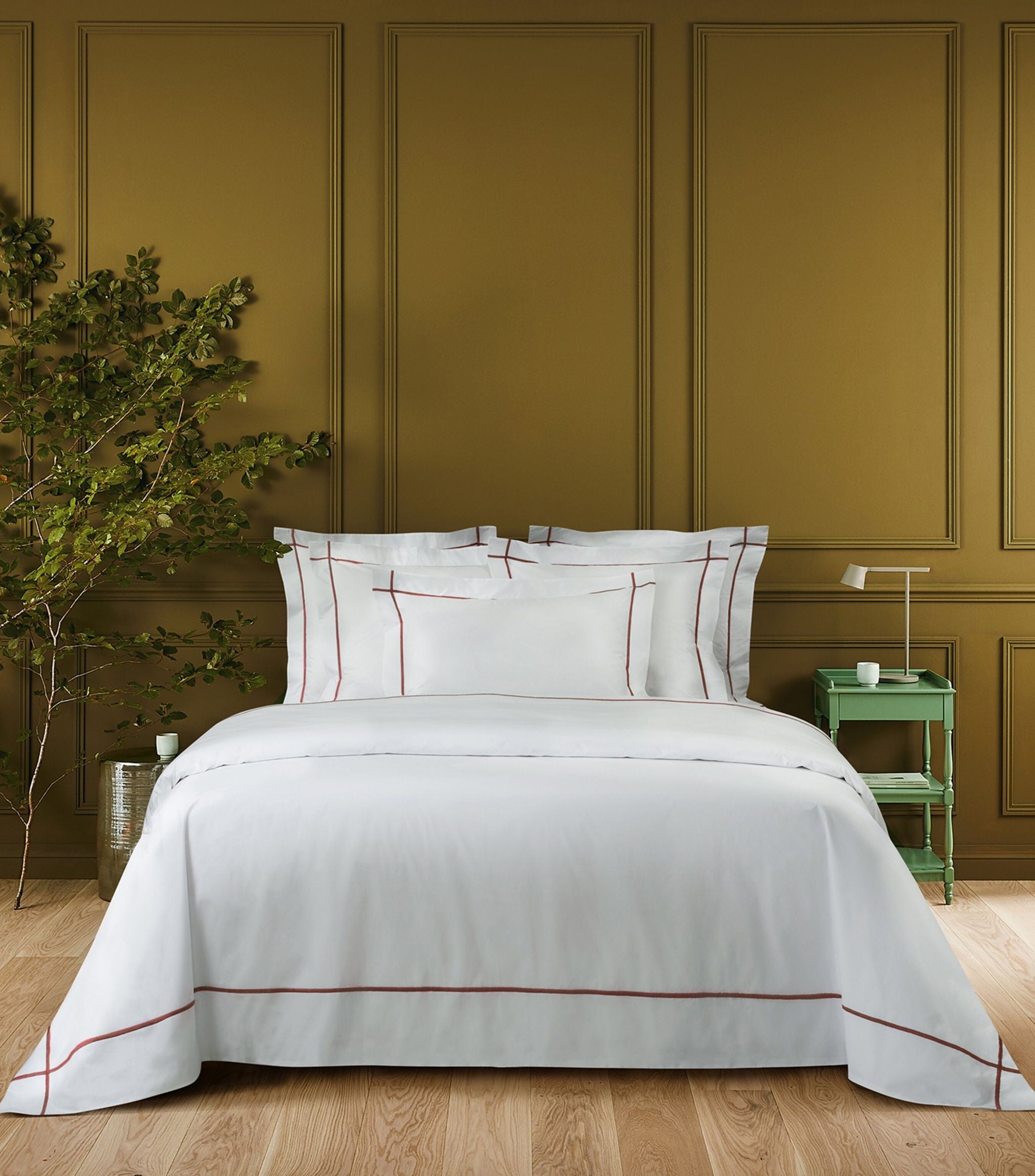 Athena Grenade Double Flat Sheet (240cm x 295cm) GOODS Harrods   