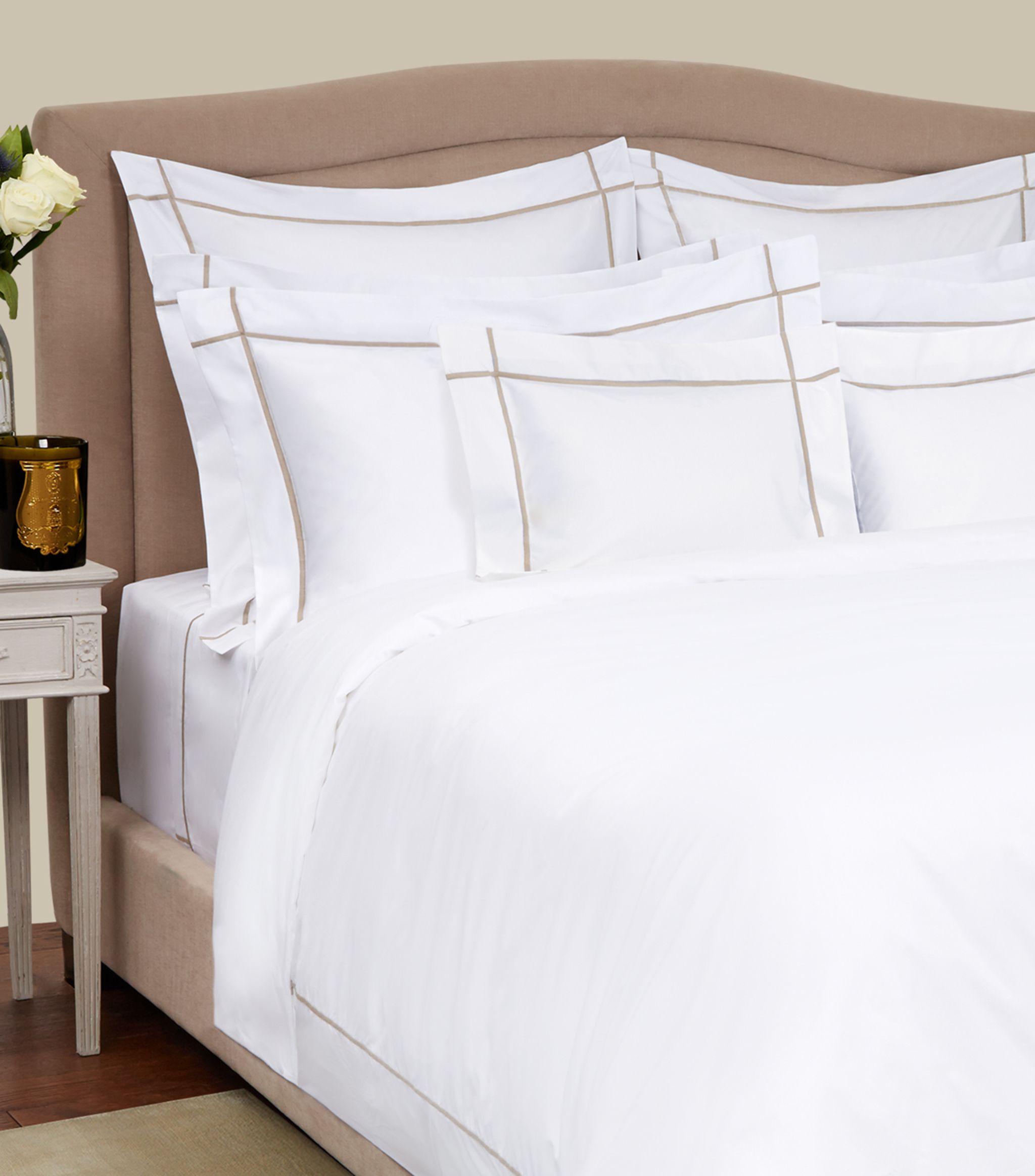 Athena Pierre Double Flat Sheet (240cm x 310cm) GOODS Harrods   