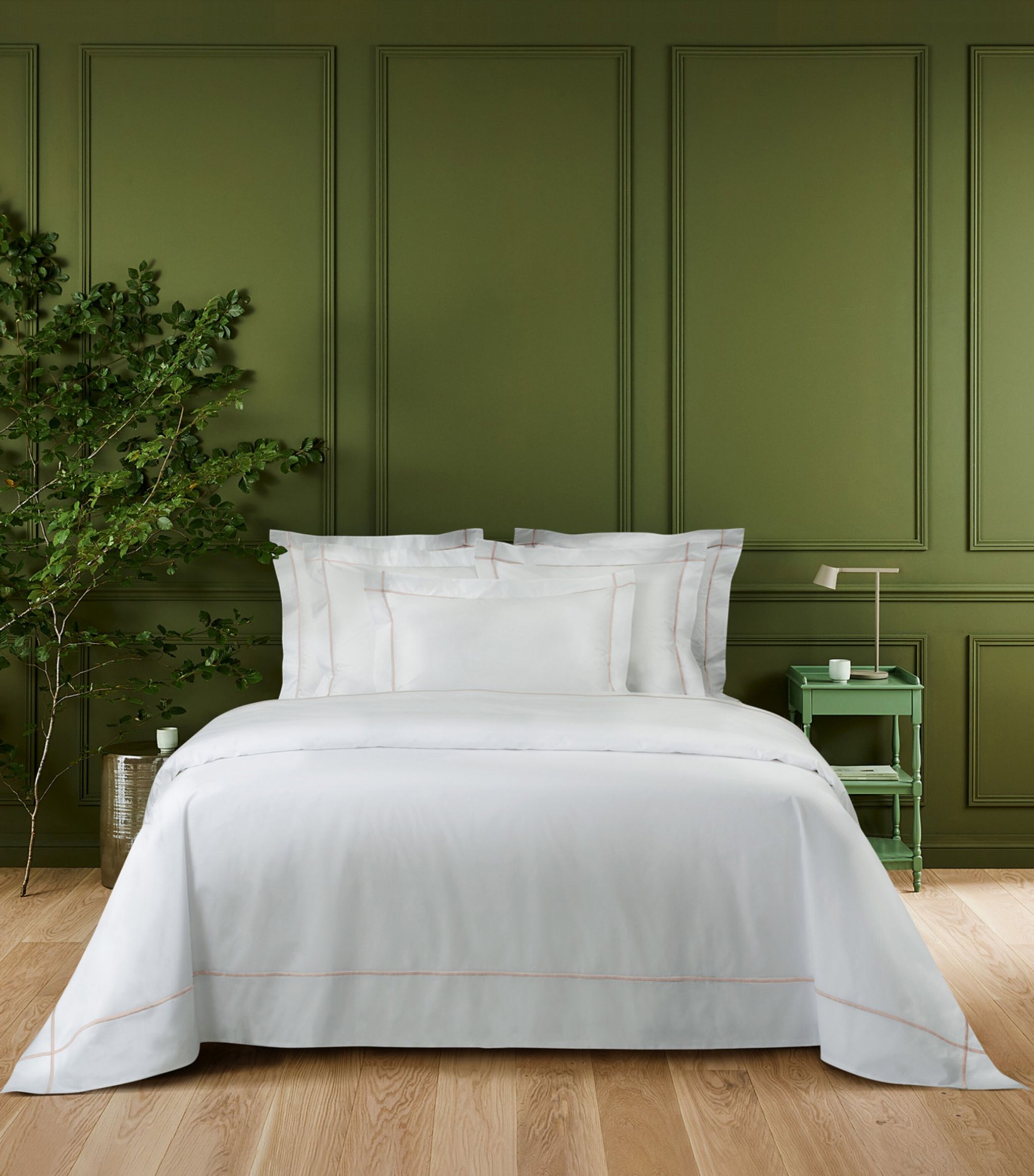 Athena Super King Flat Sheet (270cm x 295cm) GOODS Harrods   