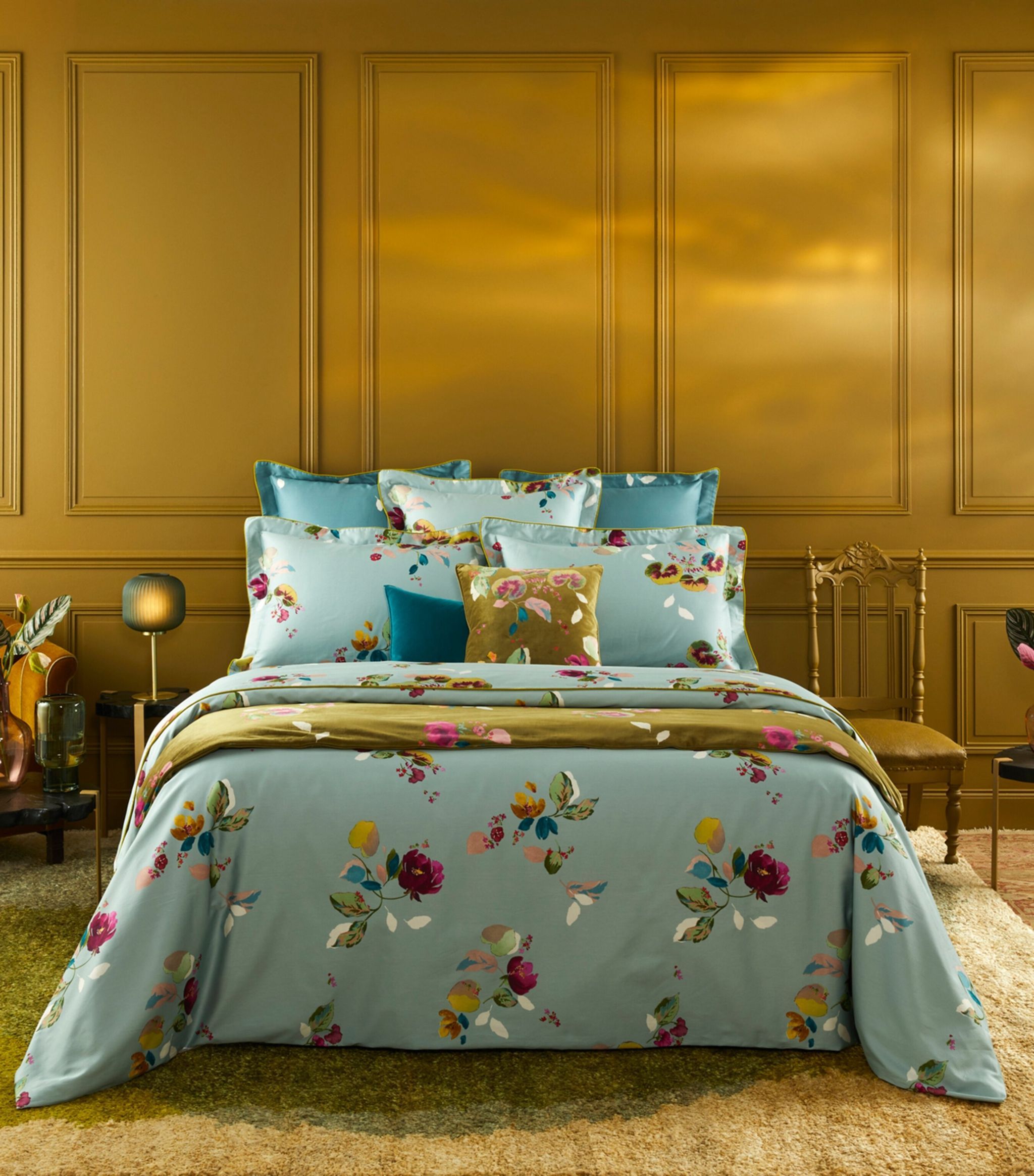 Eaux Single Duvet Cover (140cm x 200cm) GOODS Harrods   