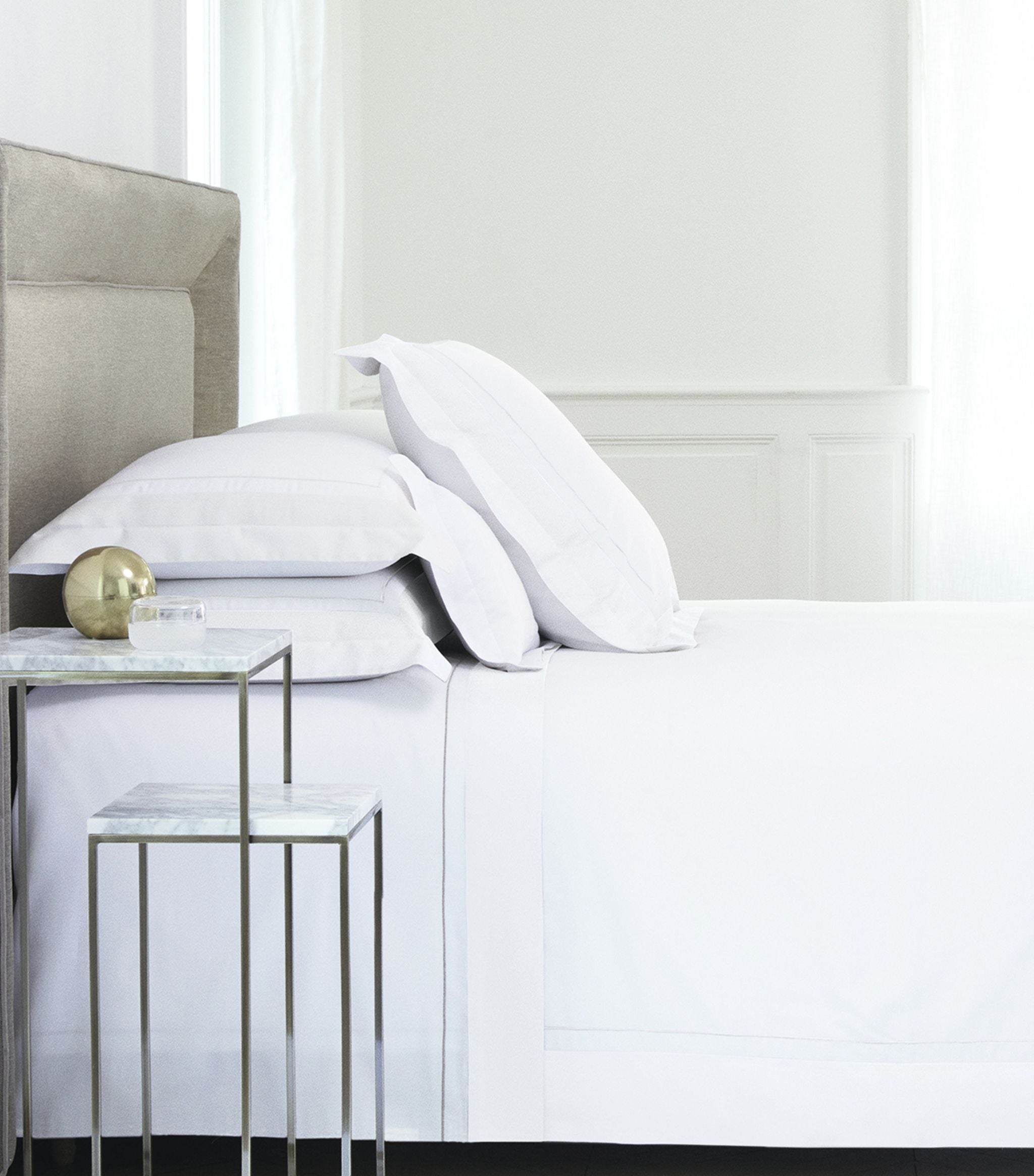 Lutece Blanc King Duvet Cover (240cm x 220cm) GOODS Harrods   