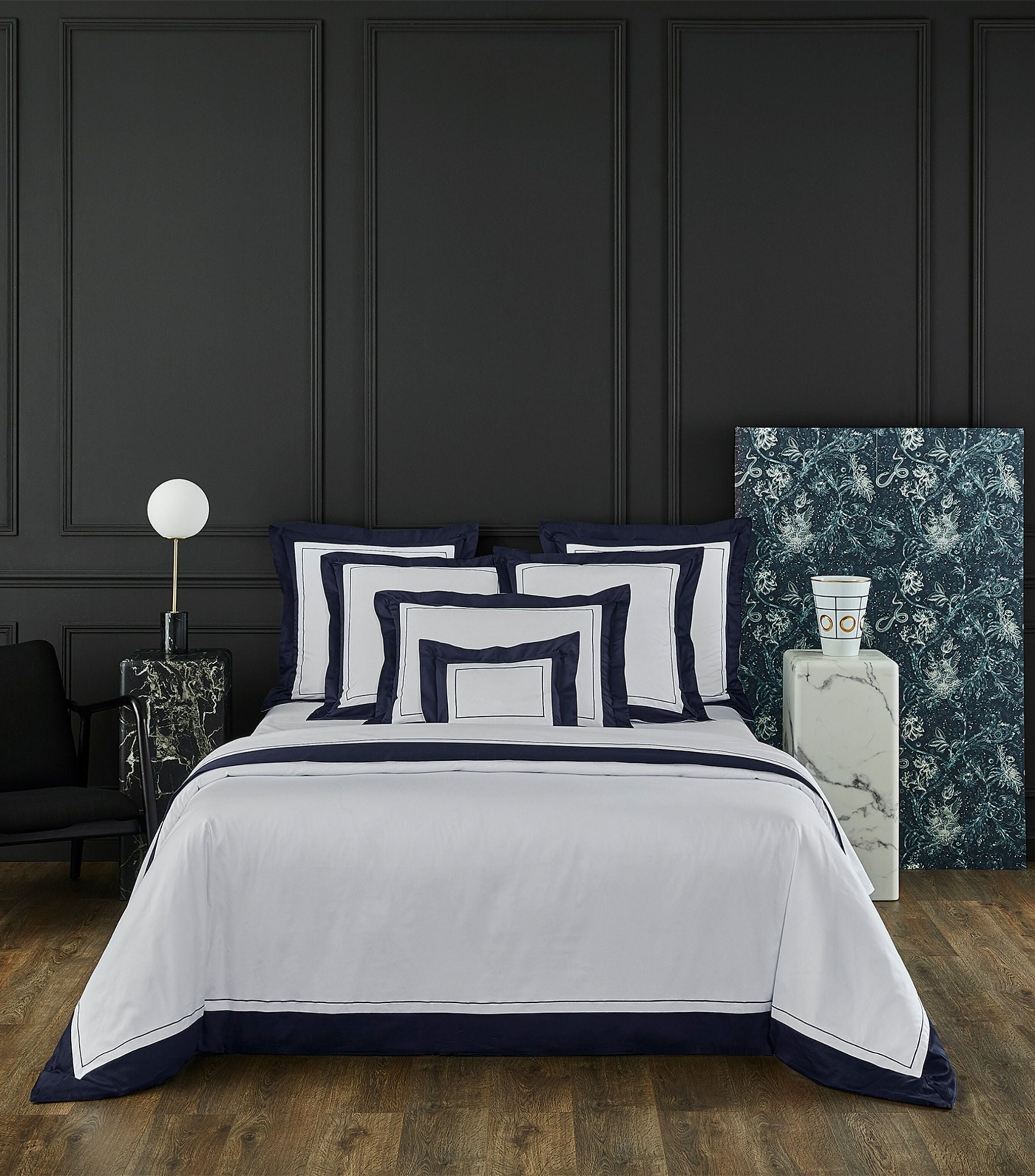 Lutece Marine Super King Duvet Cover (260cm x 220cm) GOODS Harrods   