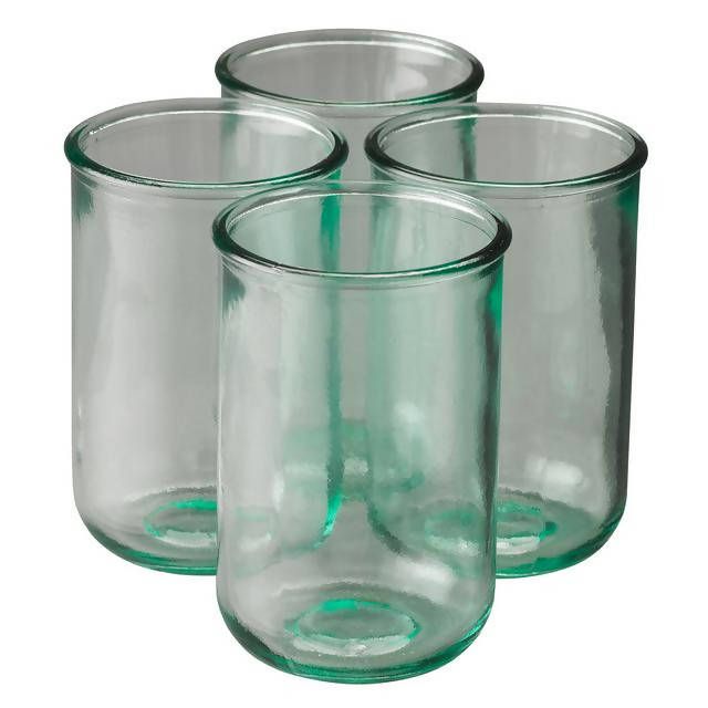 Sainsbury's Home Recycled Glass Hi Ball 4Pk tableware Sainsburys   