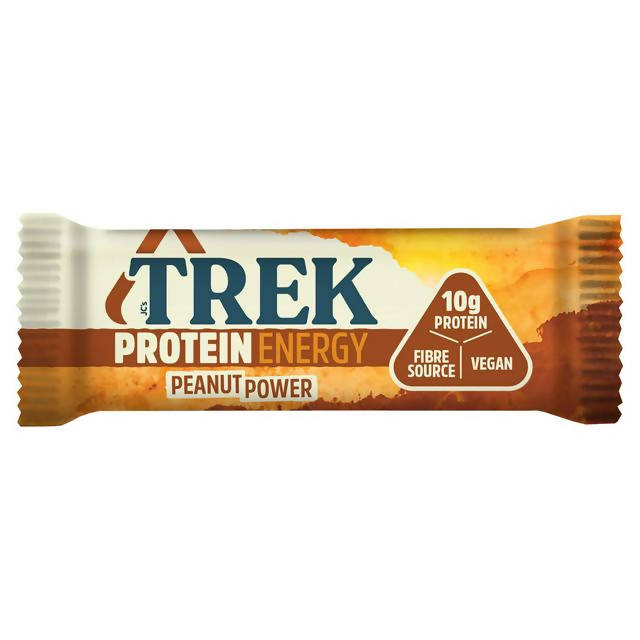 TREK Peanut Power Protein Energy Bar 55g cereal bars Sainsburys   