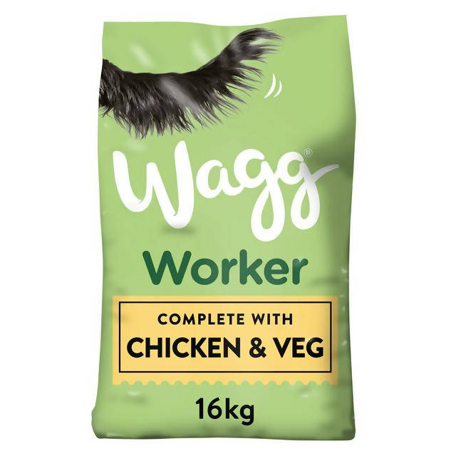 Wagg Worker Complete Chicken & Veg Dry Dog 16kg - McGrocer