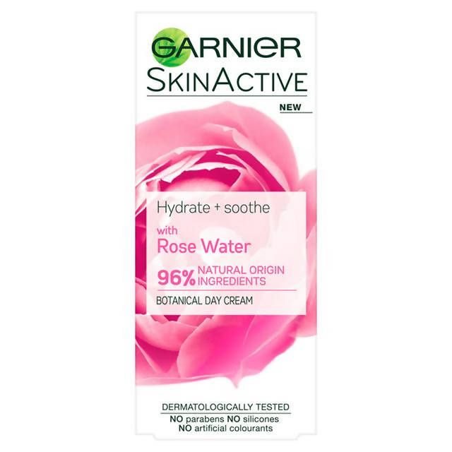 Garnier Natural Rose Water Moisturiser Sensitive Skin 50ml All Sainsburys   