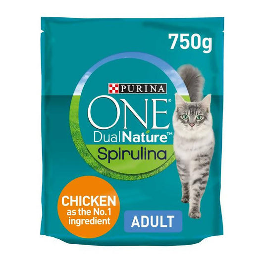 Purina One Dualnature Dry Cat Food Chicken 750g Advanced nutrition cat food Sainsburys   