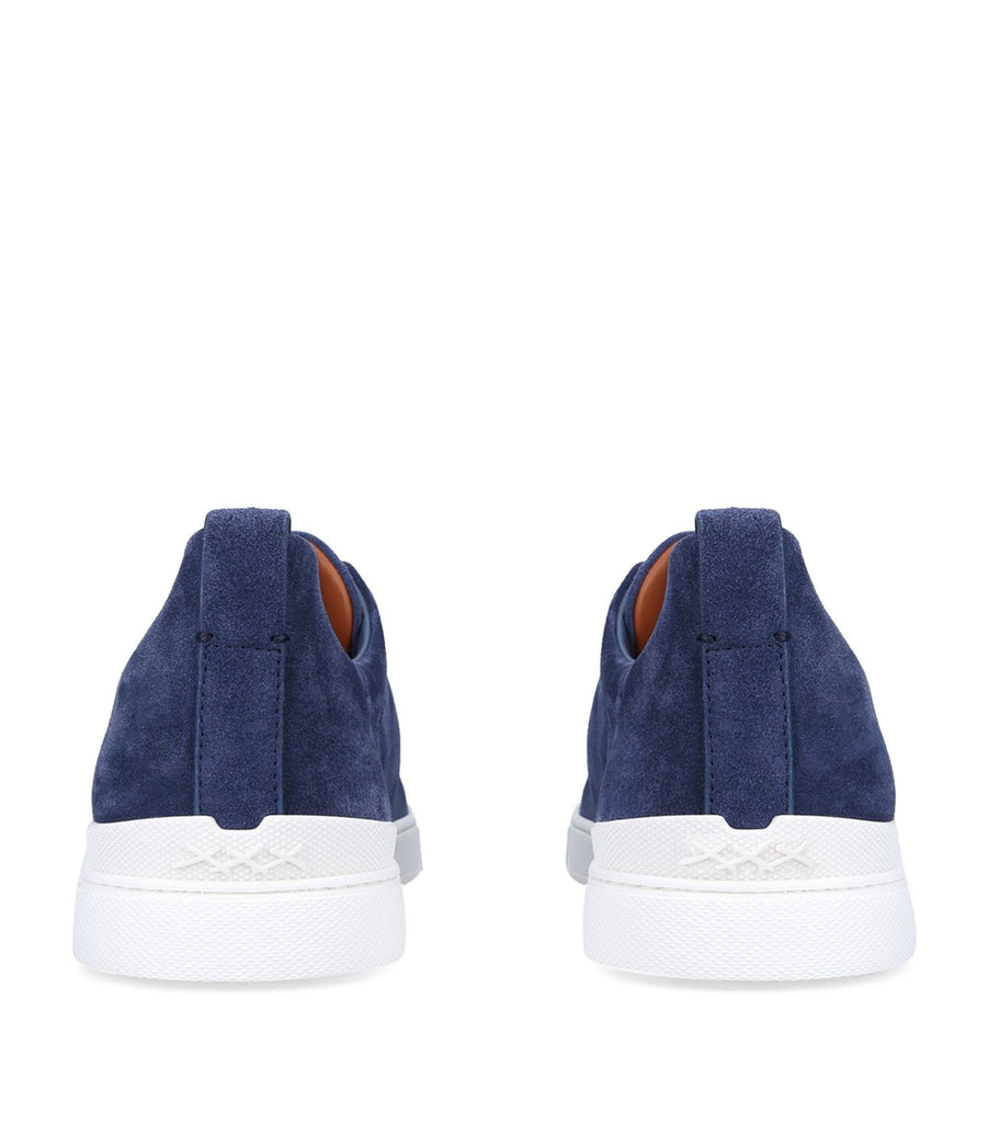 Suede Triple Stitch Sneakers