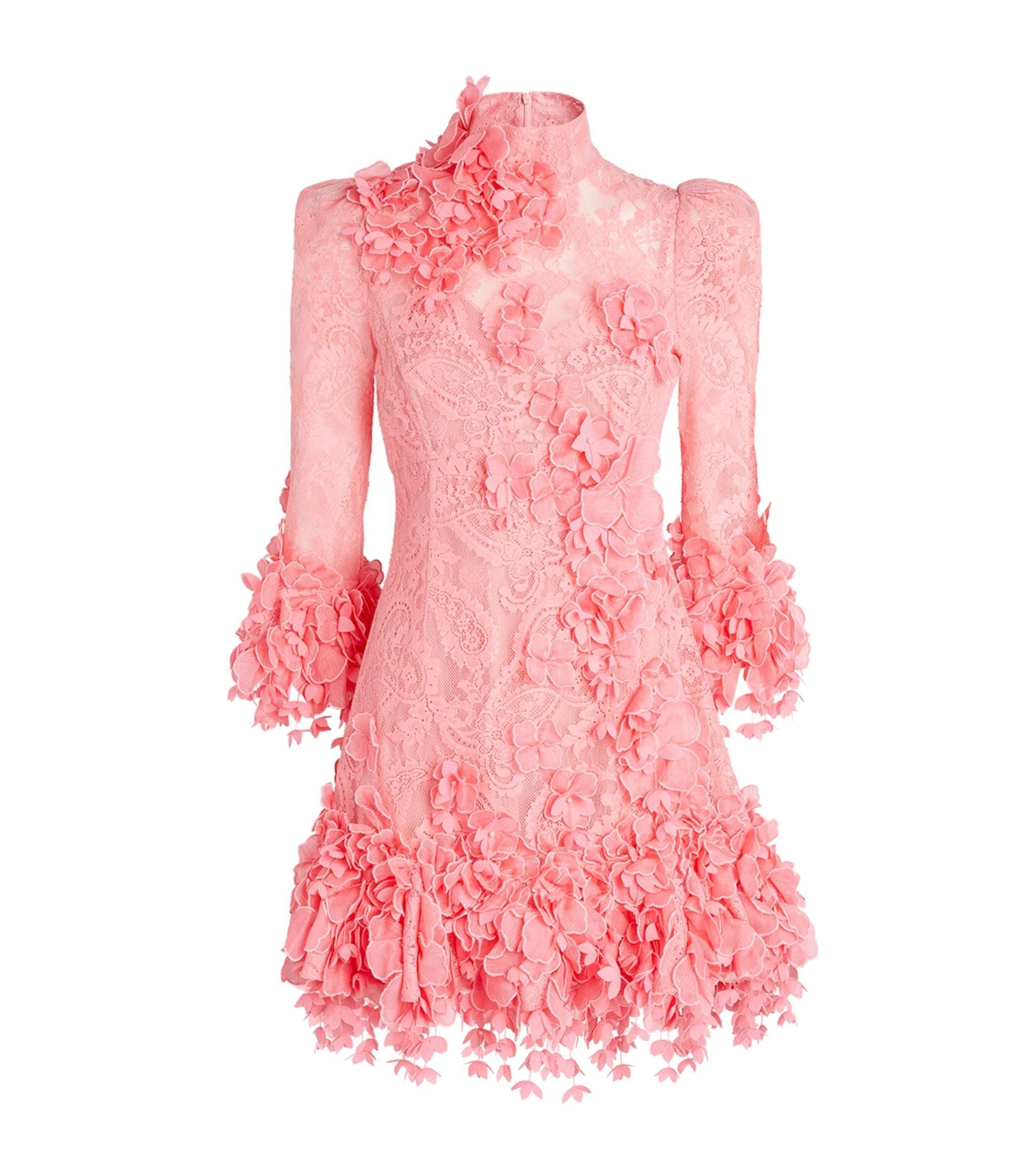 Embellished Lace Mini Dress GOODS Harrods   