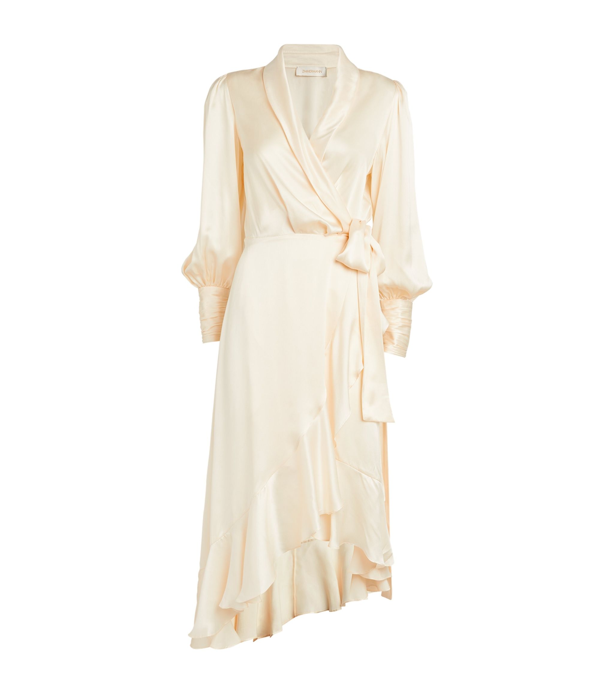 Silk Wrap Midi Dress GOODS Harrods   