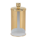 Cylinder Gold-Plated Cotton Pad Dispenser GOODS Harrods   