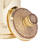 Cylinder Swarovski Crystal Gold-Plated Cotton Bud Jar GOODS Harrods   