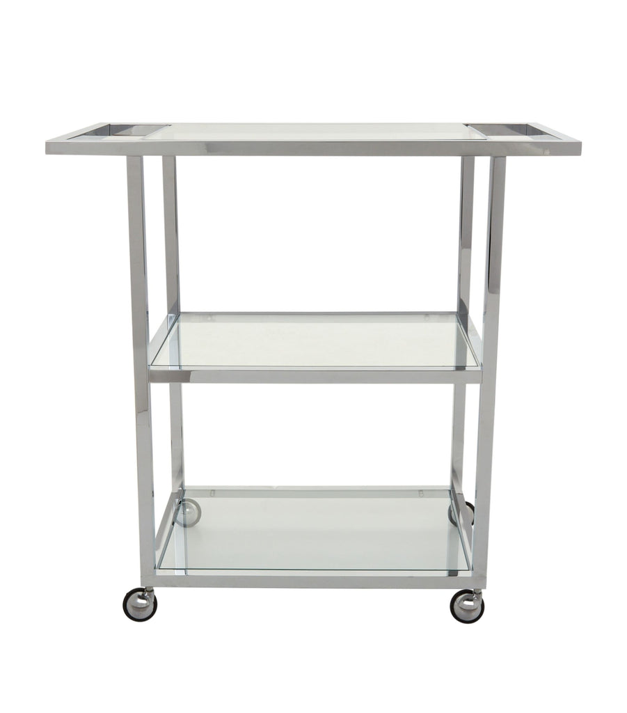 Square Chrome Trolley