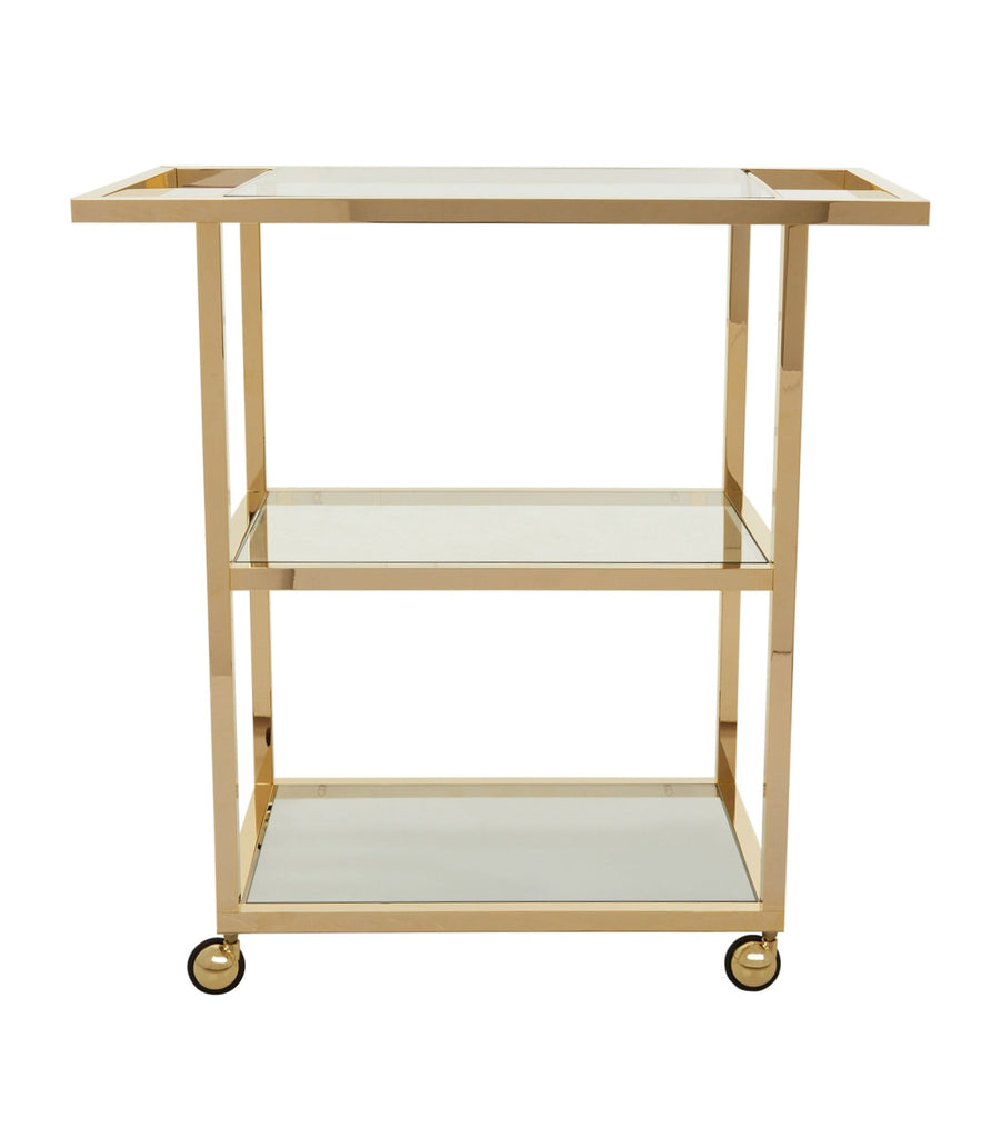 Square Gold-Plated Trolley