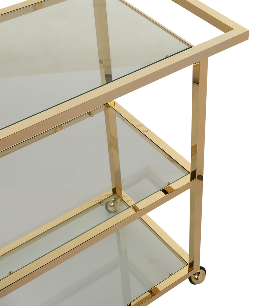 Square Gold-Plated Trolley