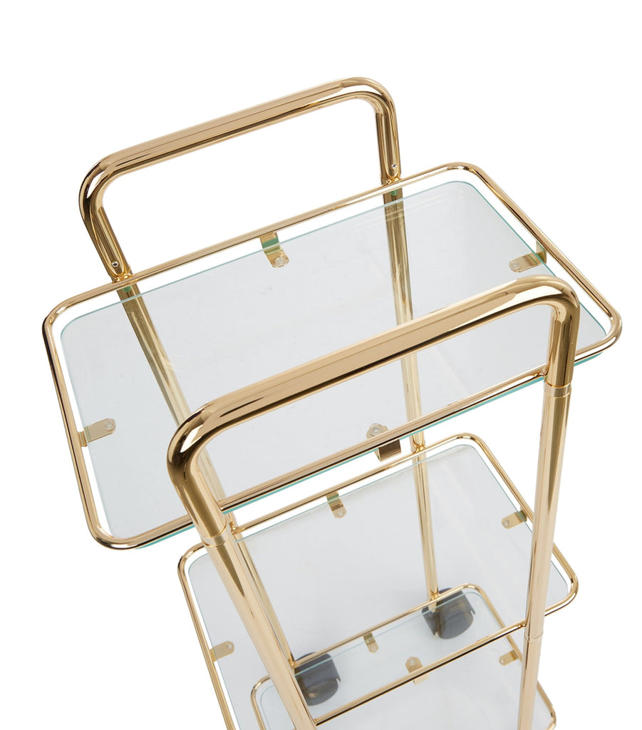 Square Gold-Plated Trolley