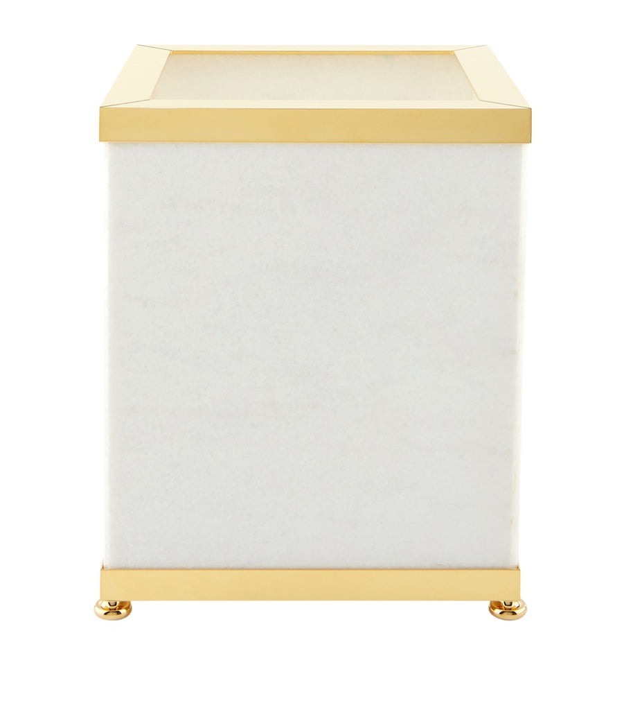 White Marble Bin