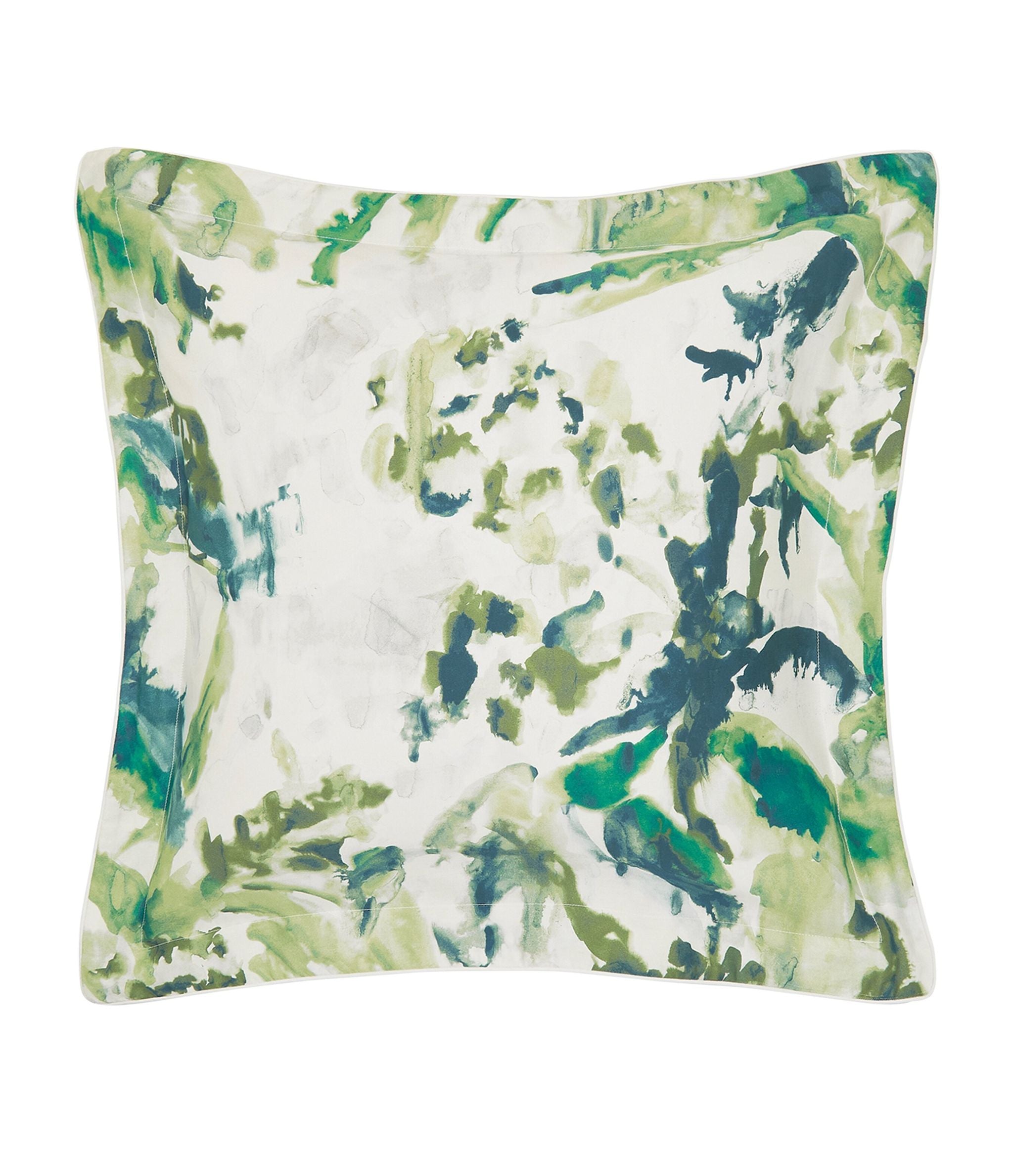 Long Water Botanical Square Oxford Pillowcase (65cm x 65cm) GOODS Harrods   